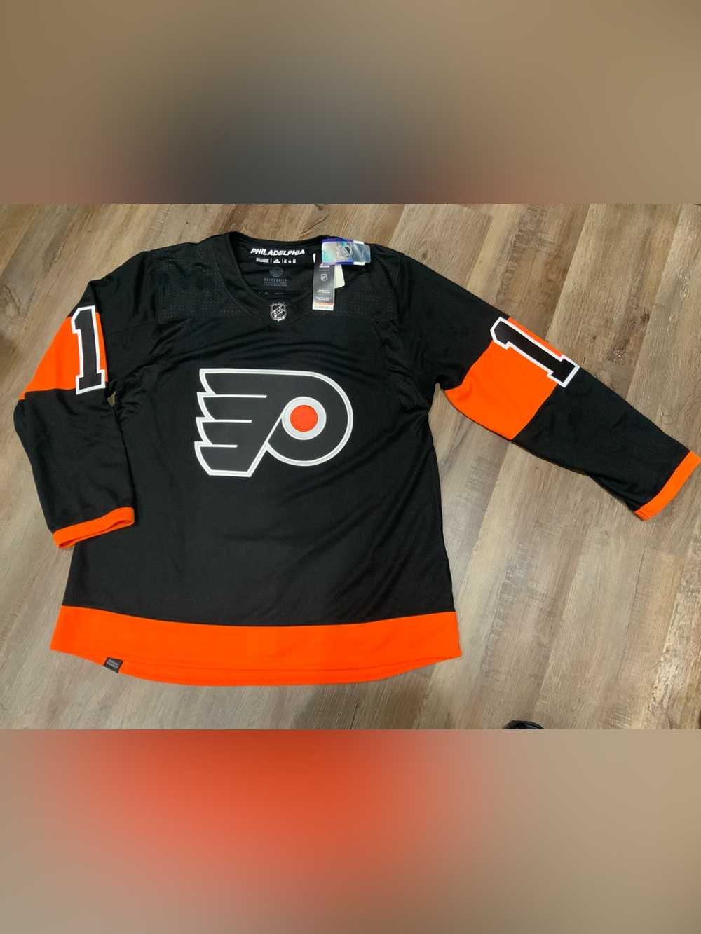 New Adidas Authentic Travis Konecny Philadelphia Flyers NHL Jersey Sz 56